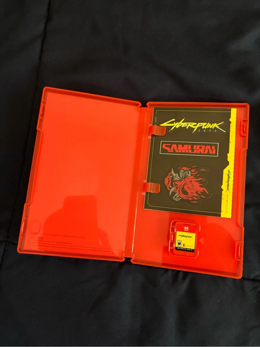 Cyberpunk 2077, complete in box. Nintendo switch 2.